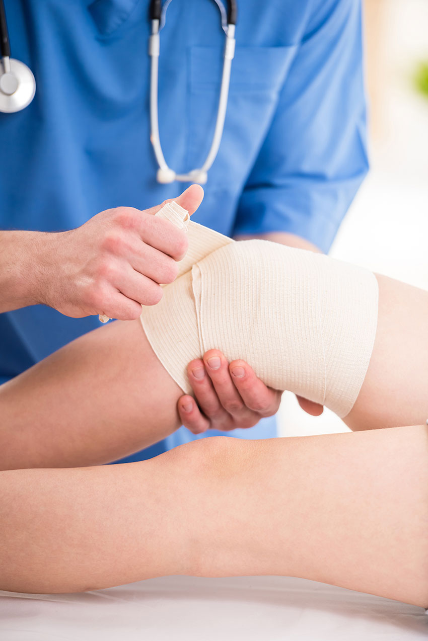 Soft tissue injury after accident