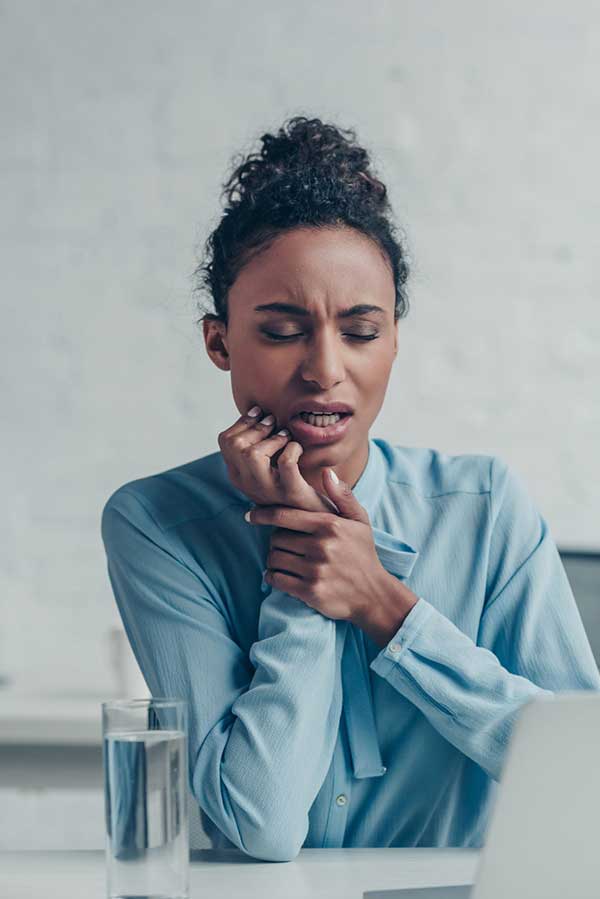 TMJ jaw pain resulting from accident